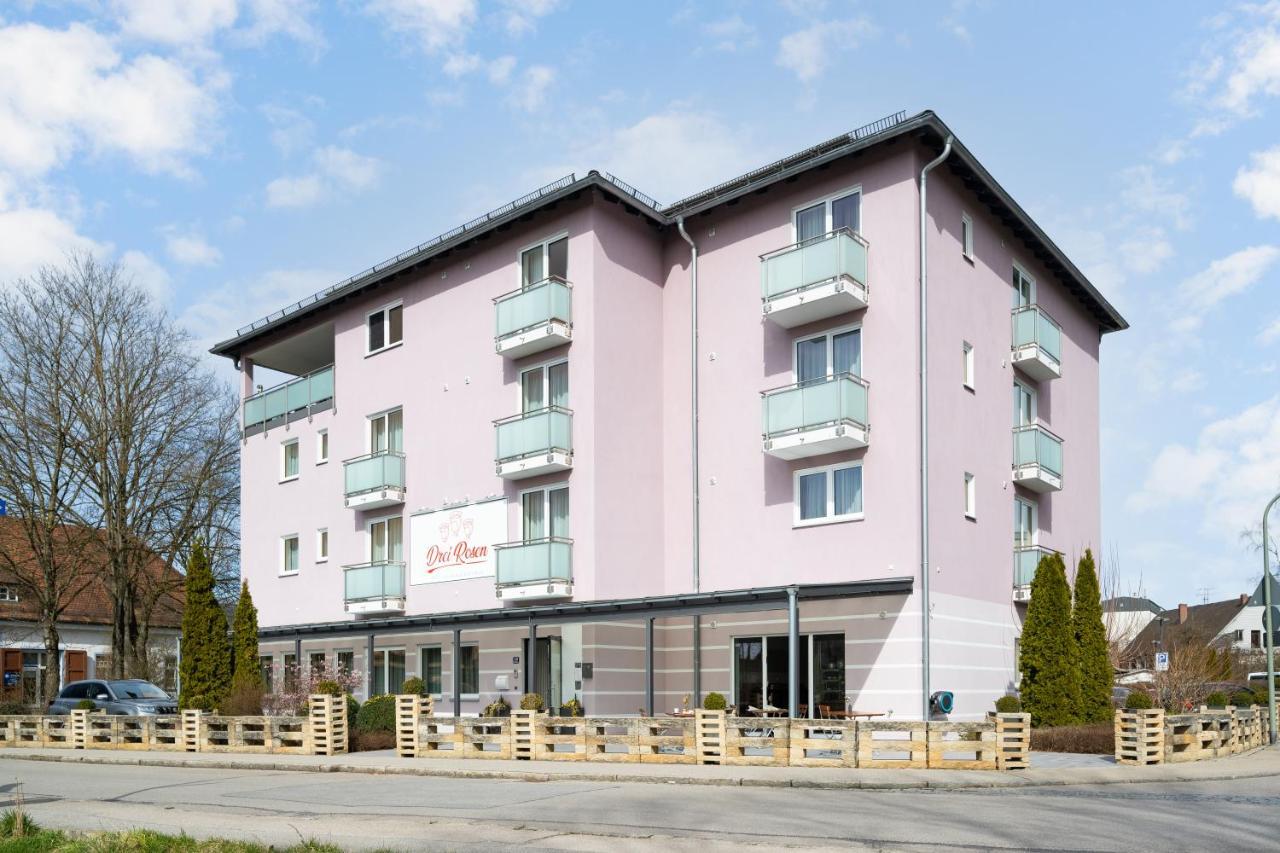 Hotel Drei Rosen Moosburg an der Isar Exterior foto